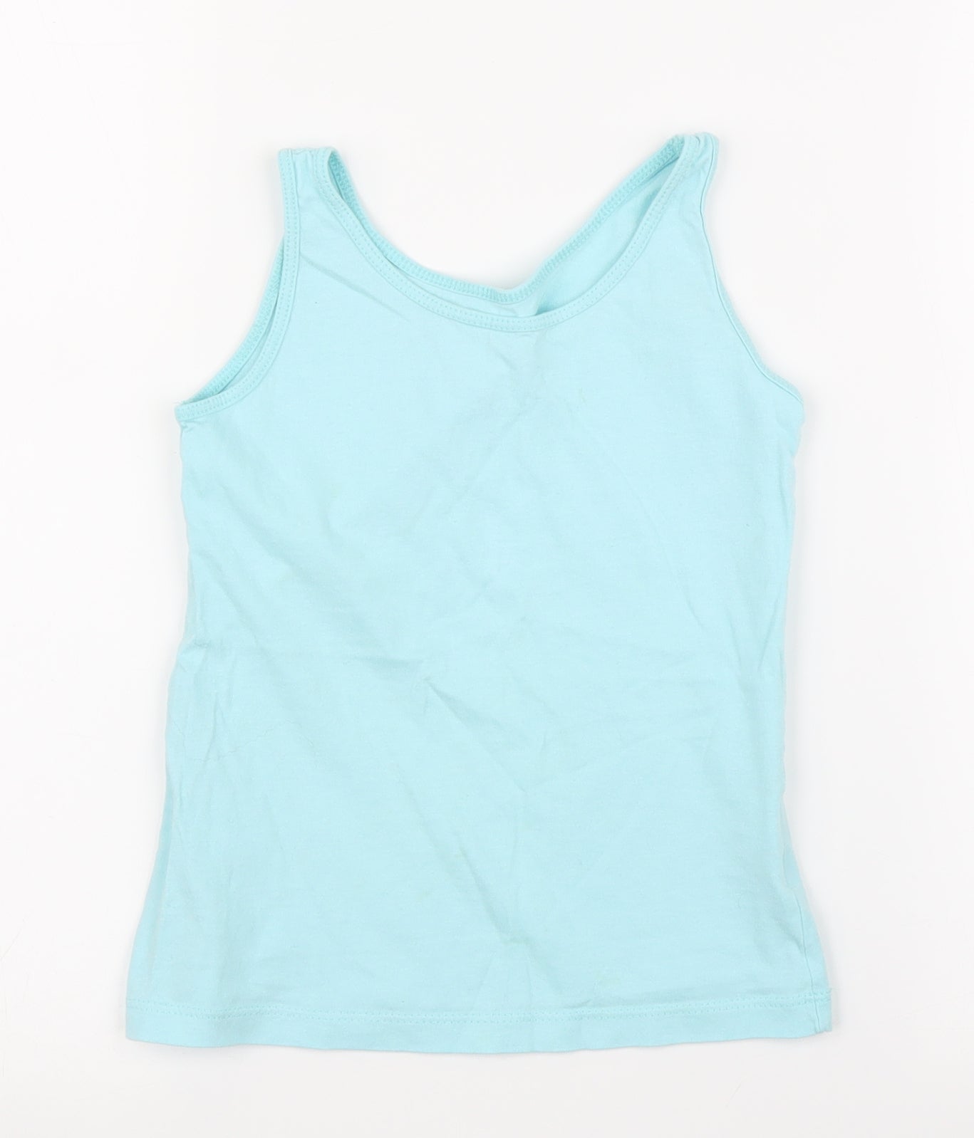 Primark Girls Blue   Basic Tank Size 7 Years