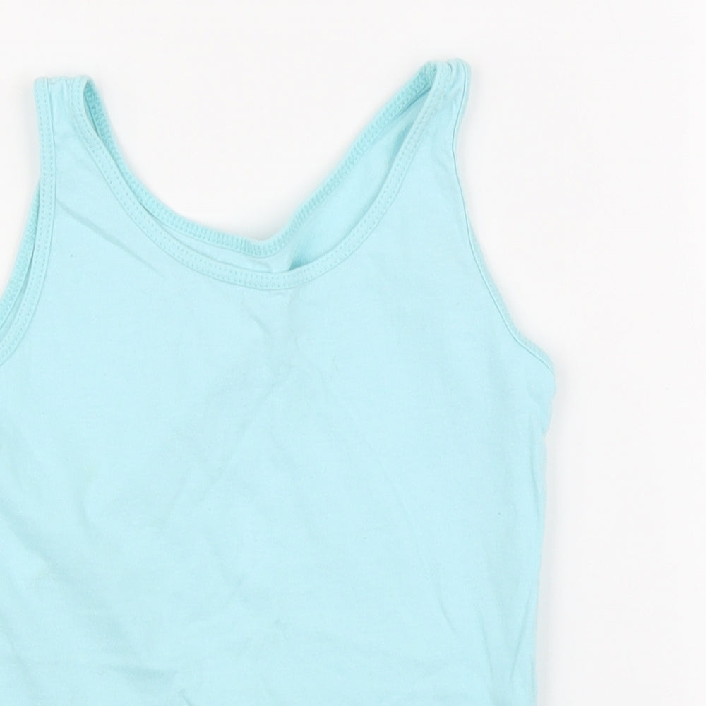 Primark Girls Blue   Basic Tank Size 7 Years