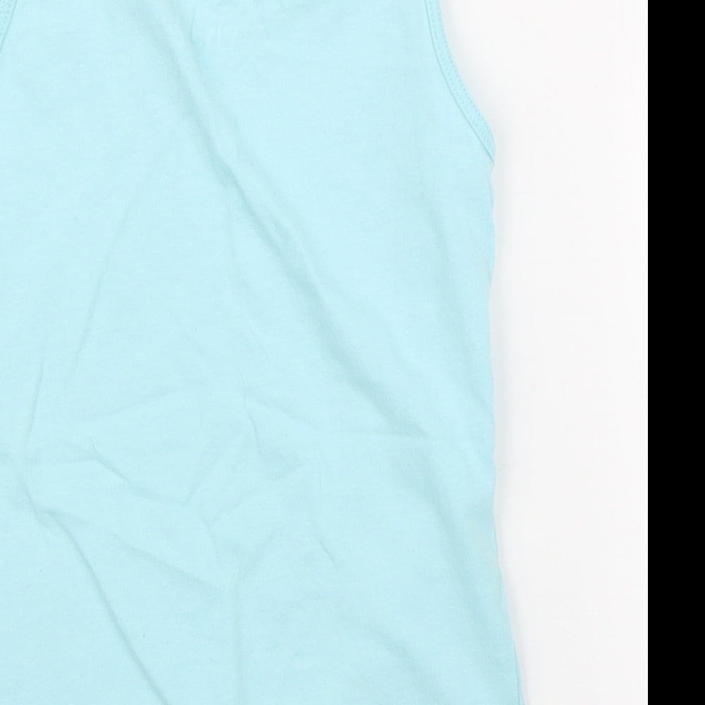 Primark Girls Blue   Basic Tank Size 7 Years