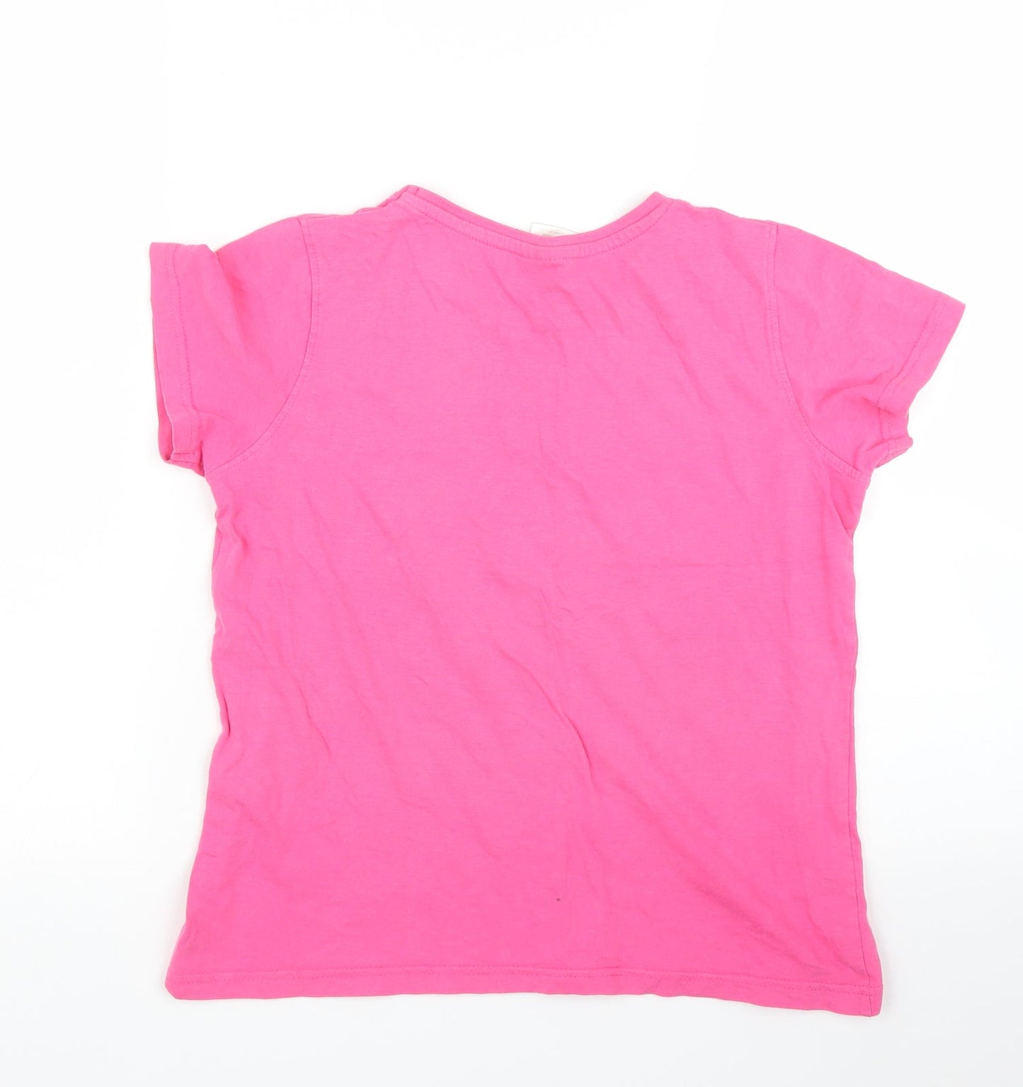 Crane Girls Pink Animal Print  Basic T-Shirt Size 11 Years