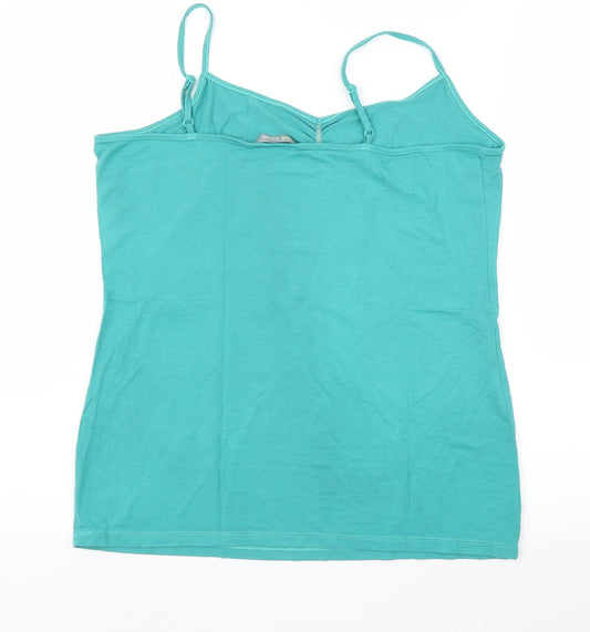M&S Womens Green   Camisole Blouse Size L