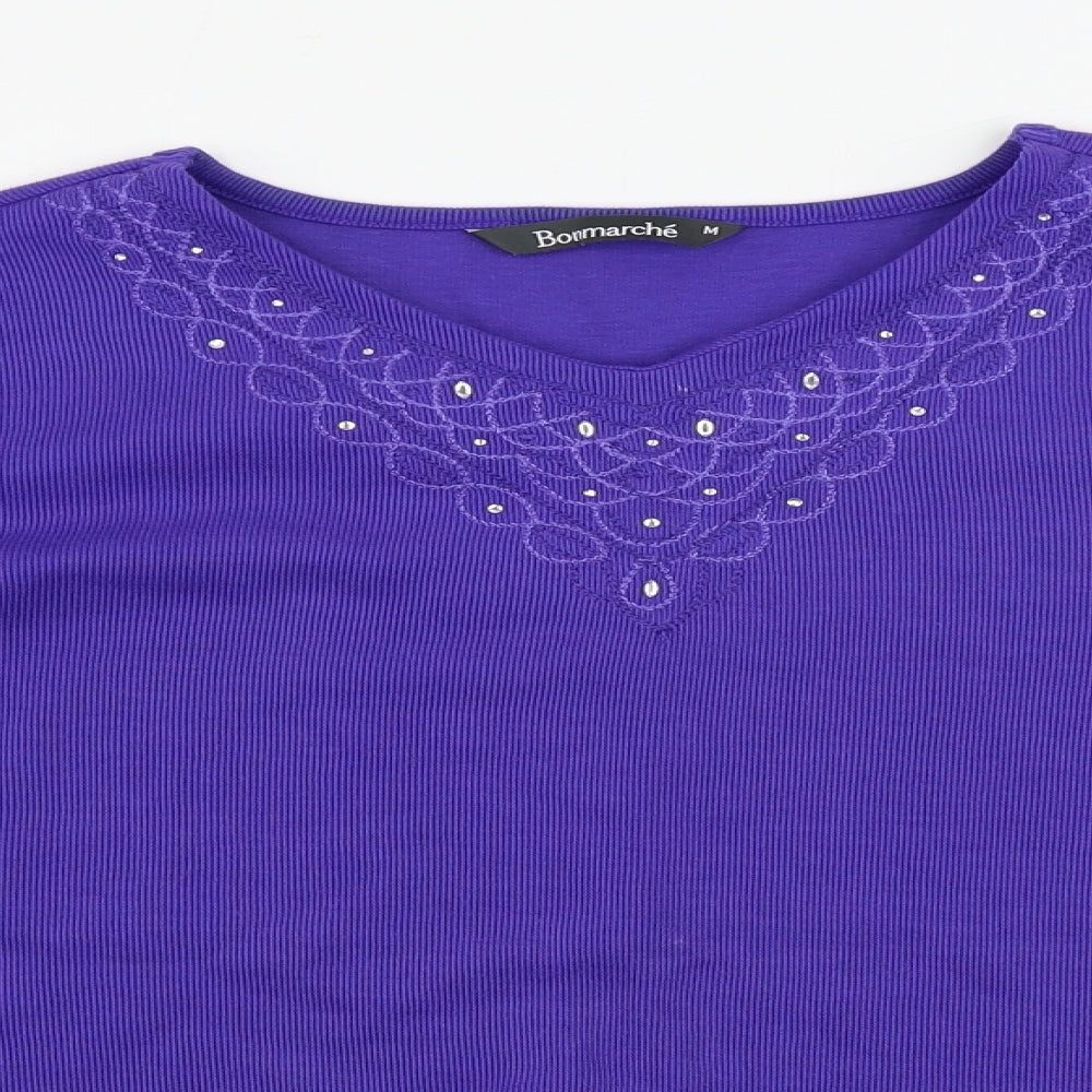 Bonmarché  Womens Purple   Pullover Jumper Size M
