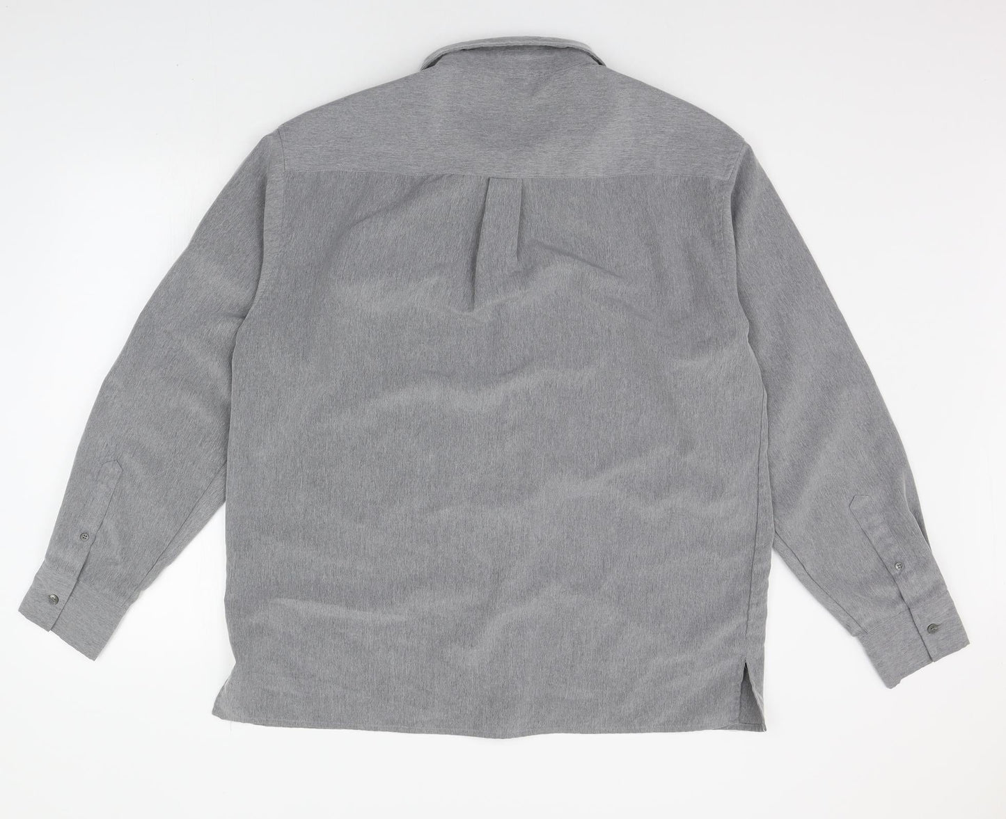 Peter Werth Mens Grey    Button-Up Size XL