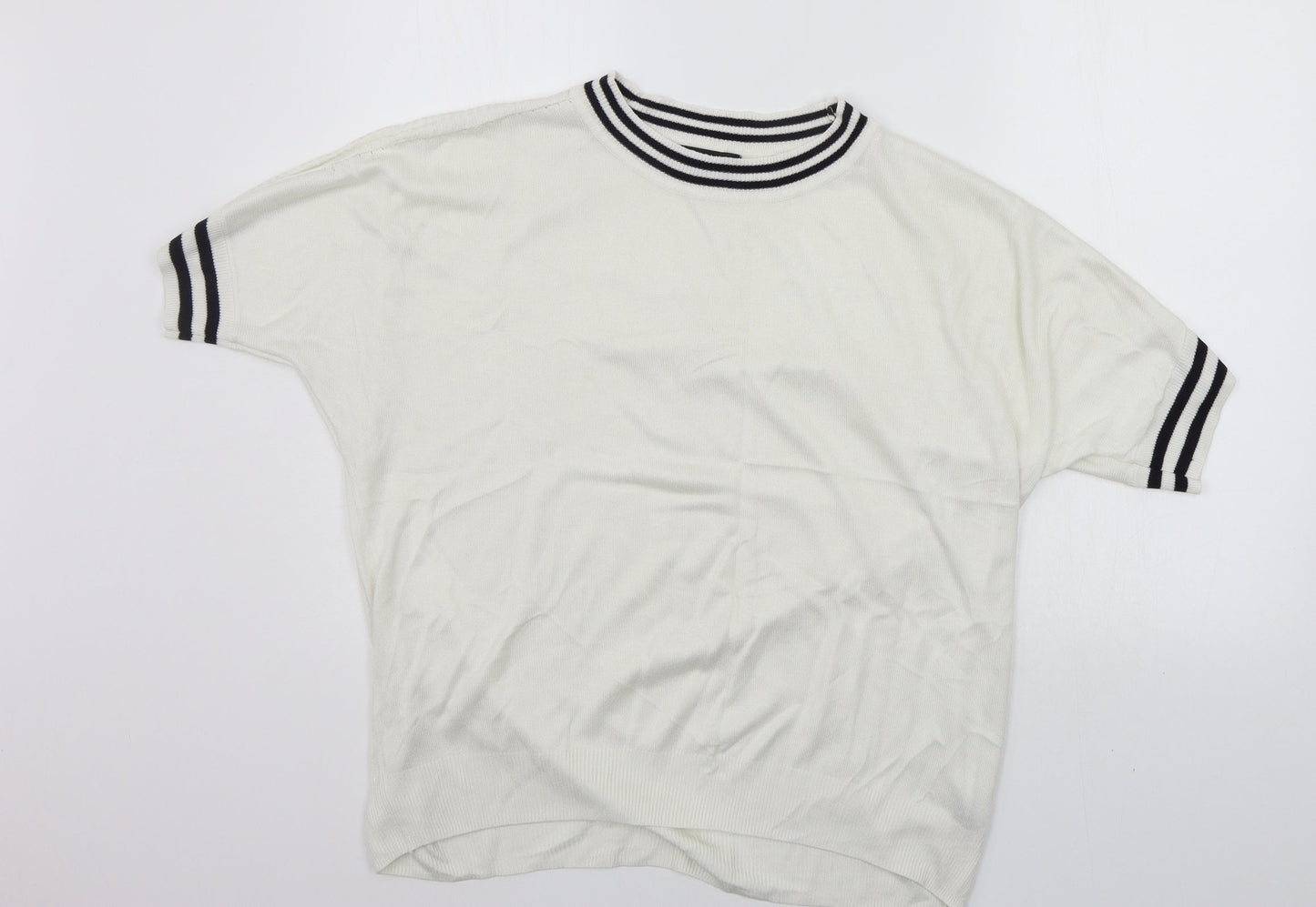 NEXT Womens White   Pullover Jumper Size M