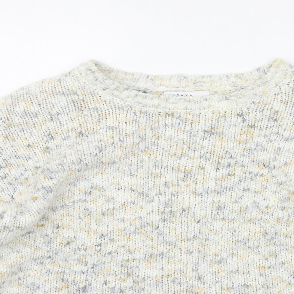 Papaya Womens Grey   Pullover Jumper Size S