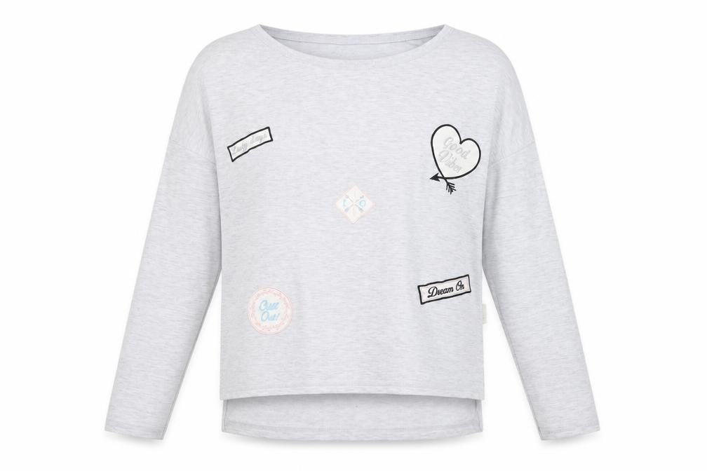 LOVE TO LOUNGE Womens Grey   Pullover Jumper Size S