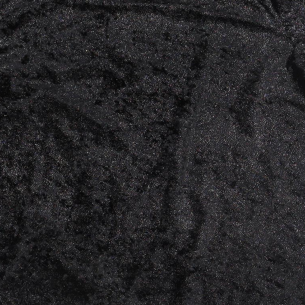CAPSULE Womens Black   Basic T-Shirt Size 10  - Glitter Detail