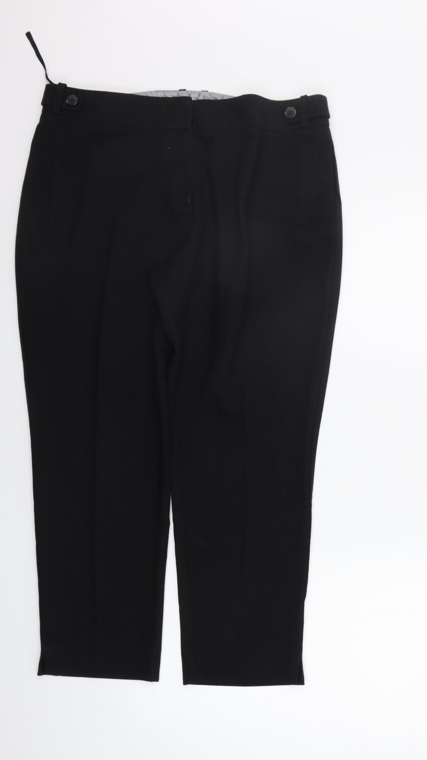 Debenhams Womens Black   Trousers  Size 14 L25 in