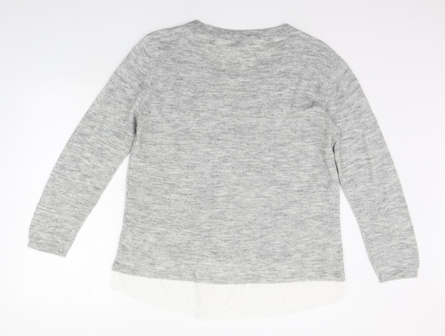 ESMARA Womens Grey   Pullover Jumper Size L