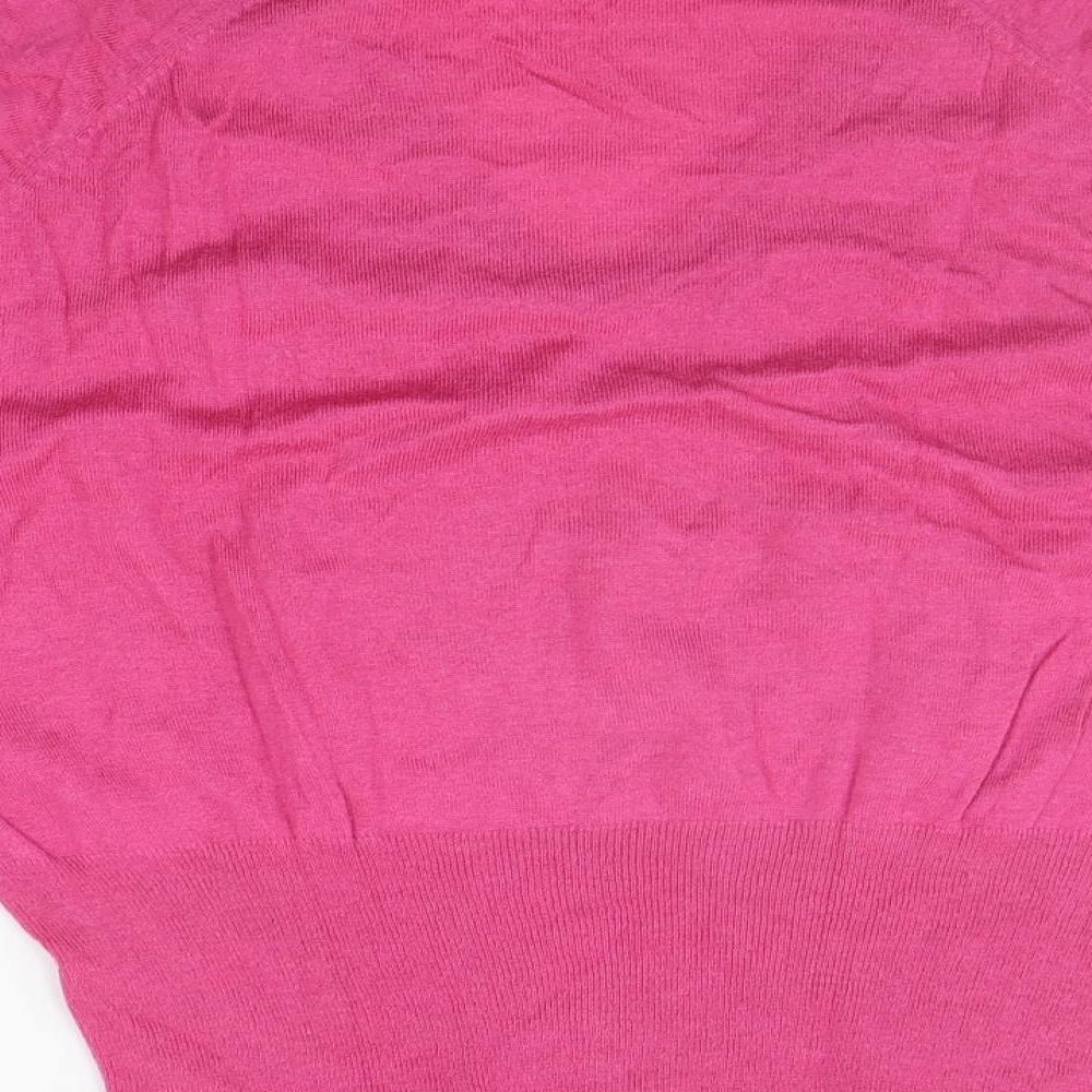 Principles Womens Pink Striped  Pullover Jumper Size 14