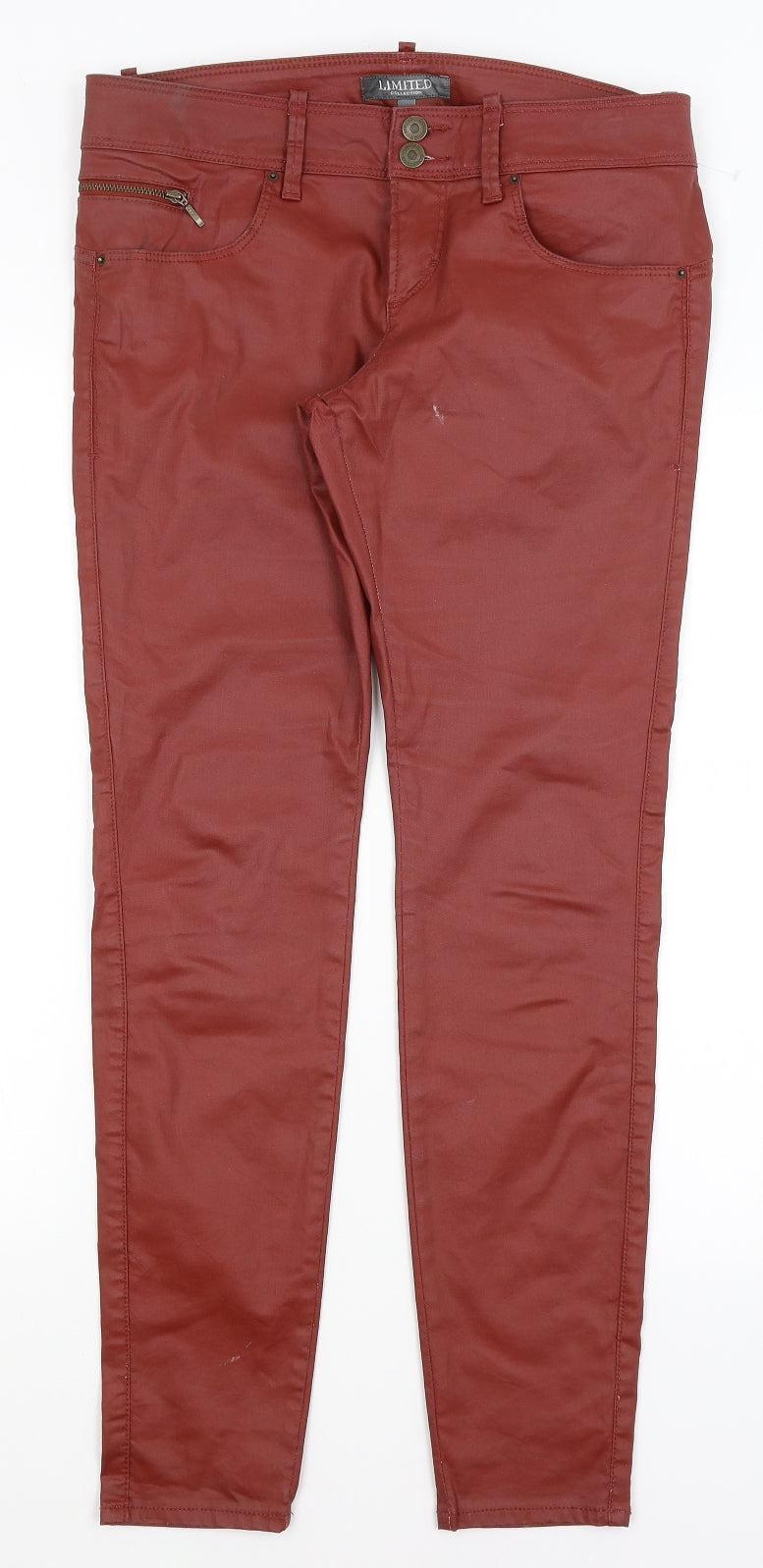 Limited Collection Womens Red   Trousers  Size 12 L30 in