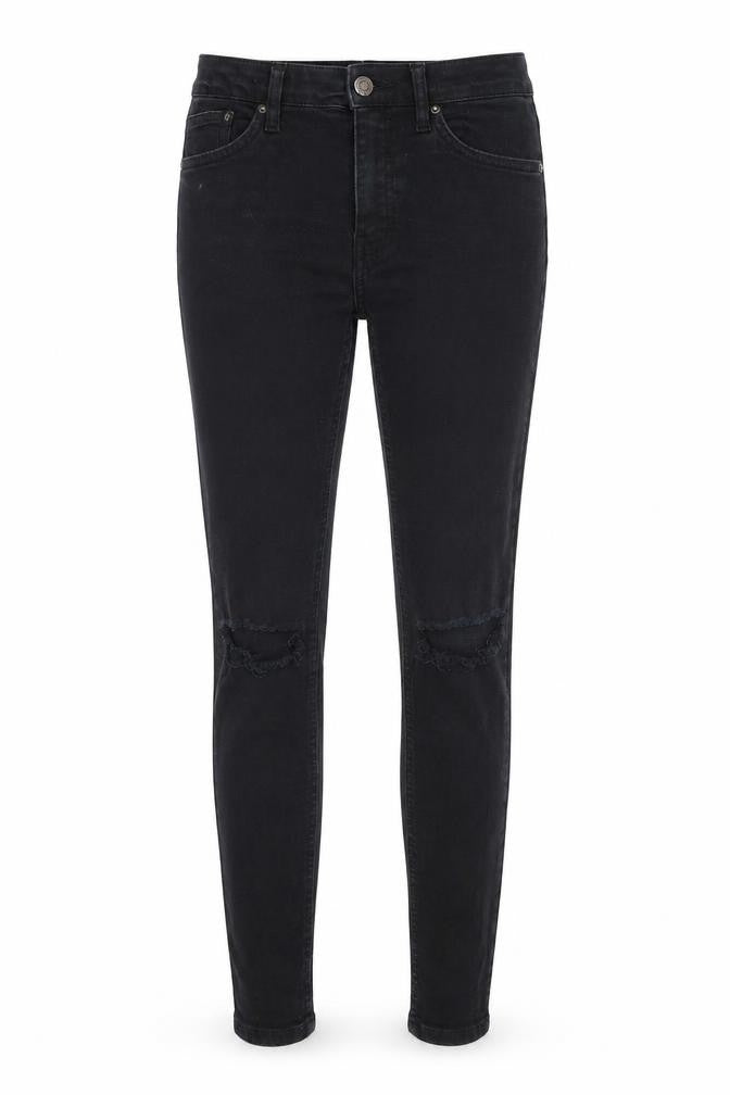 Topshop Womens Black   Skinny Jeans Size 25 in L27 in