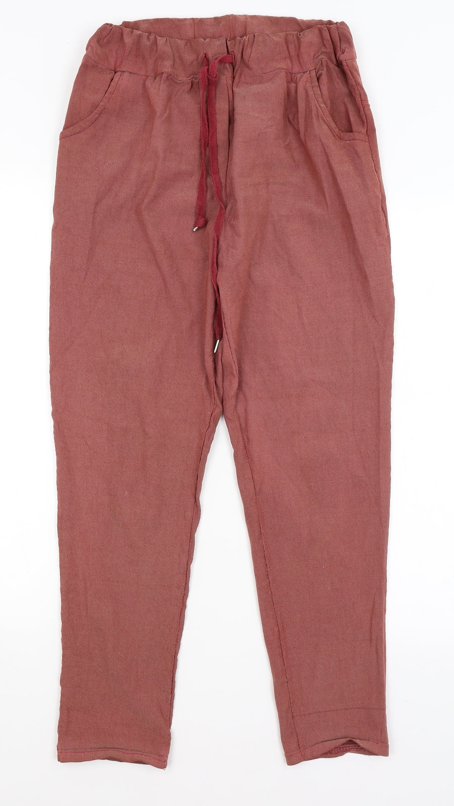 Preworn Womens Red   Trousers  Size 10 L27 in