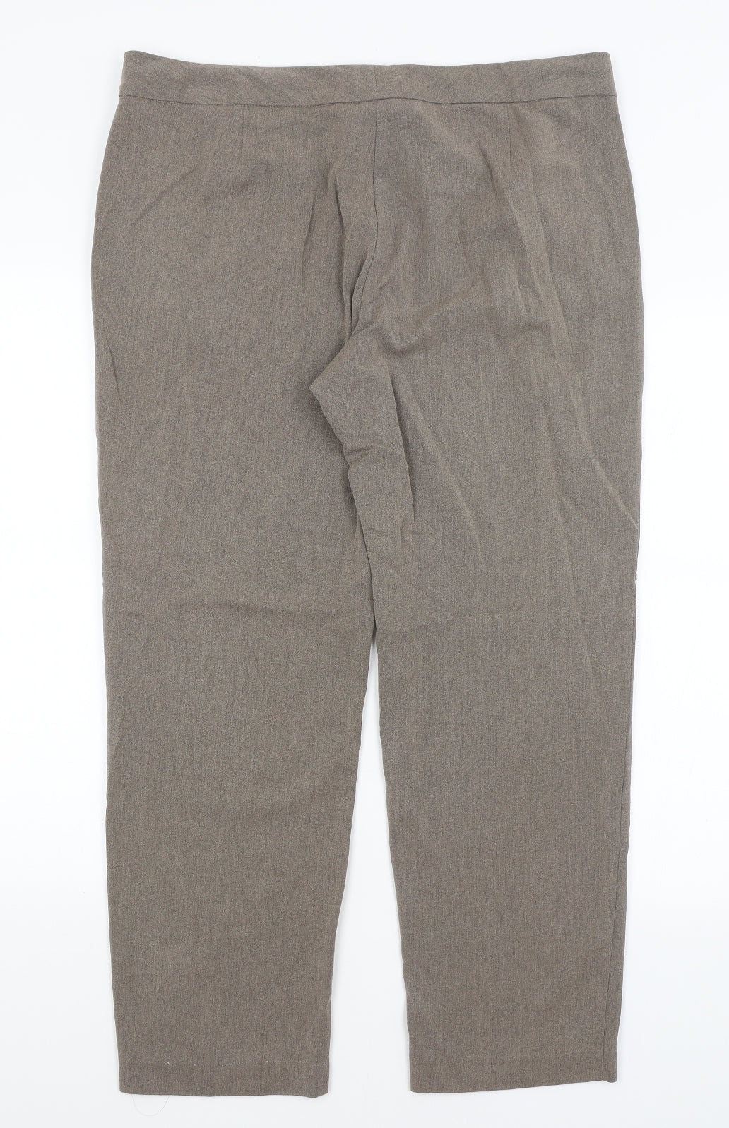 M&S Womens Brown   Trousers  Size 16 L27.5 in