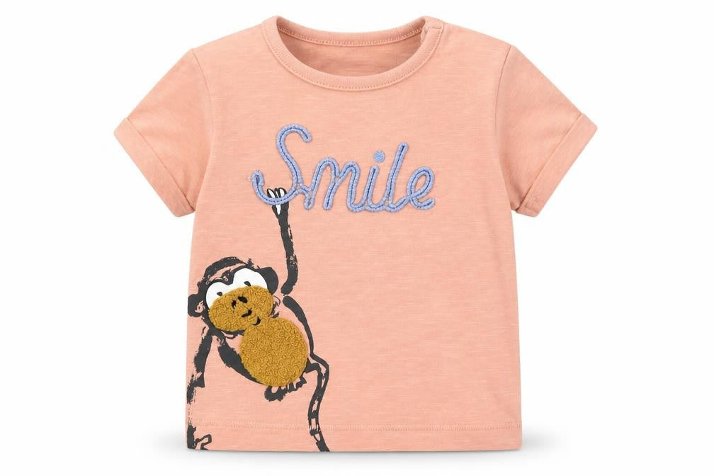 M&S Baby Pink   Basic T-Shirt Size 3-6 Months  - Smile