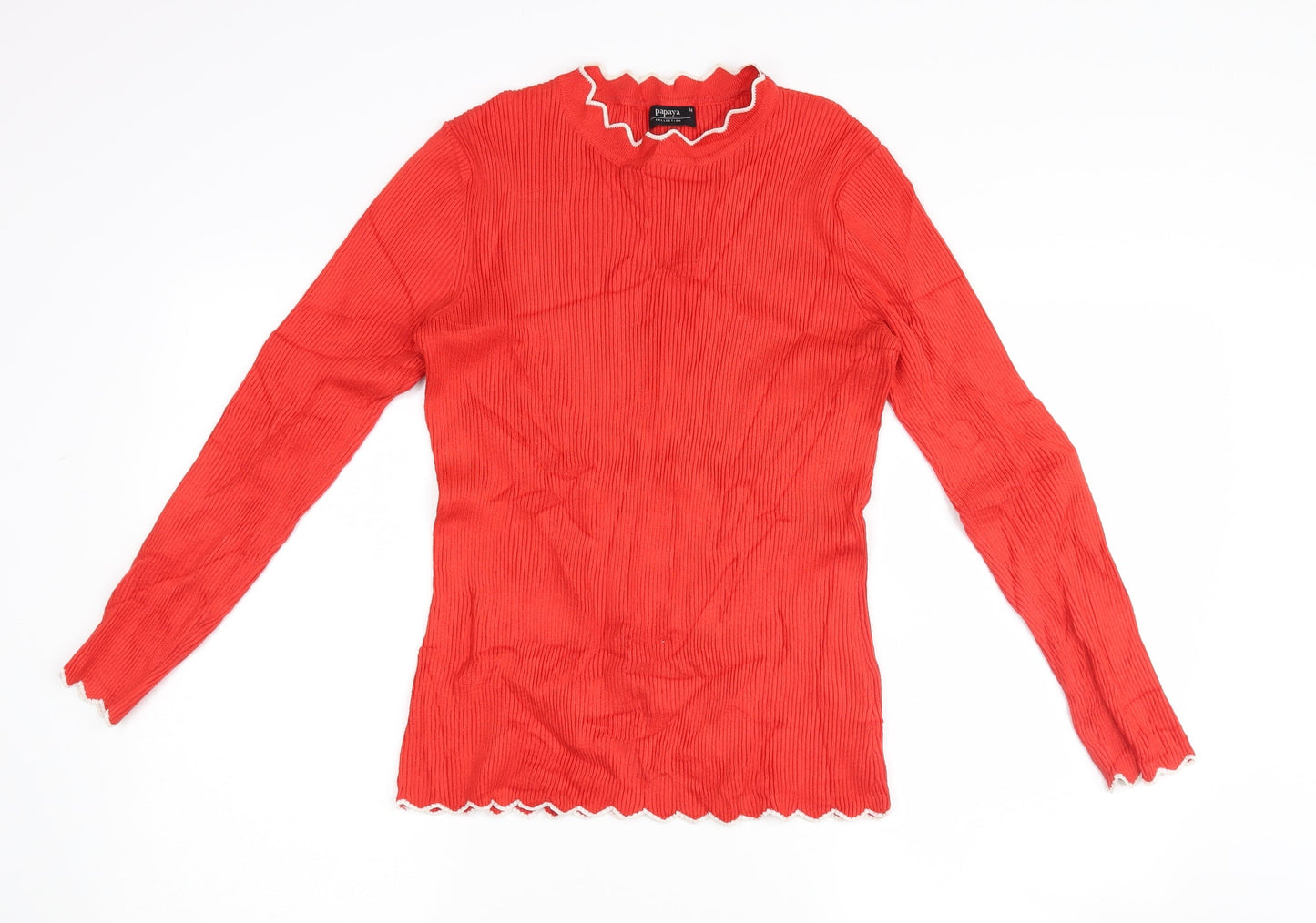 Matalan Womens Red   Pullover Jumper Size 14