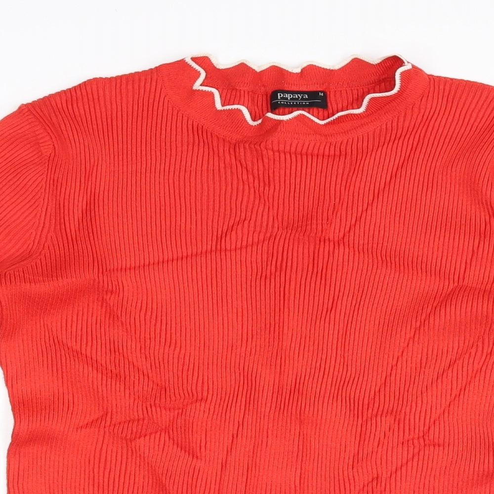 Matalan Womens Red   Pullover Jumper Size 14