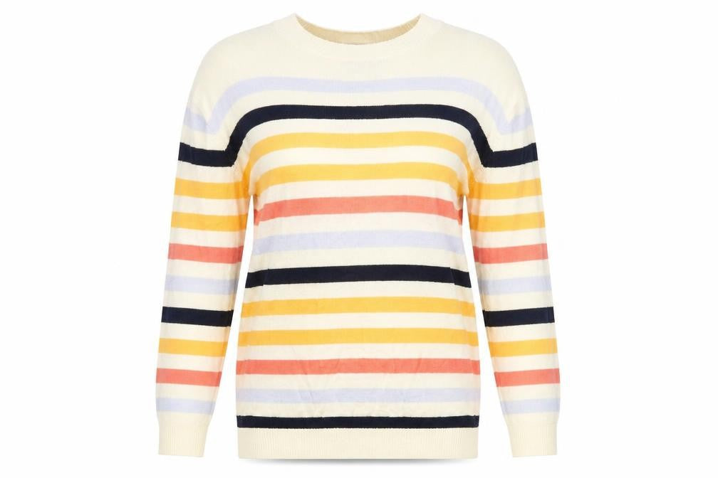 Marks and Spencer Womens Multicoloured Striped  Pullover Jumper Size XS