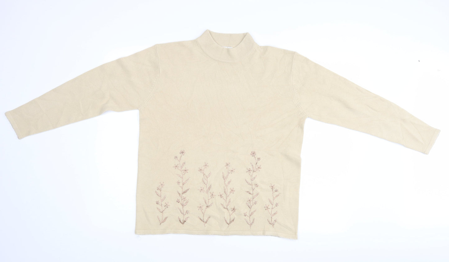 Bonmarché Womens Beige   Pullover Jumper Size M