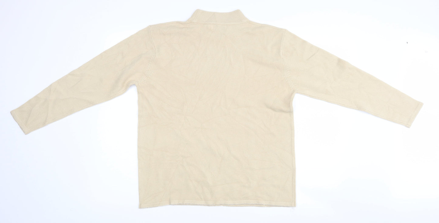 Bonmarché Womens Beige   Pullover Jumper Size M
