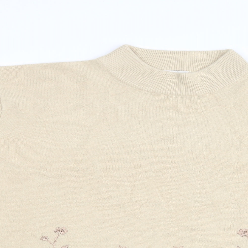 Bonmarché Womens Beige   Pullover Jumper Size M