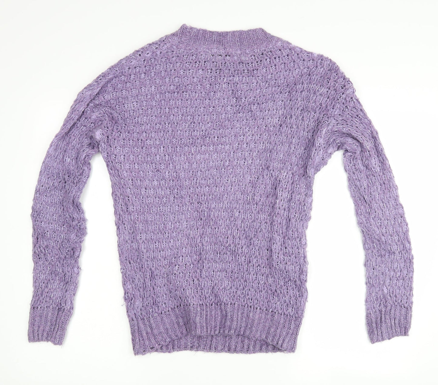 very  Womens Purple   Henley Jumper Size 8
