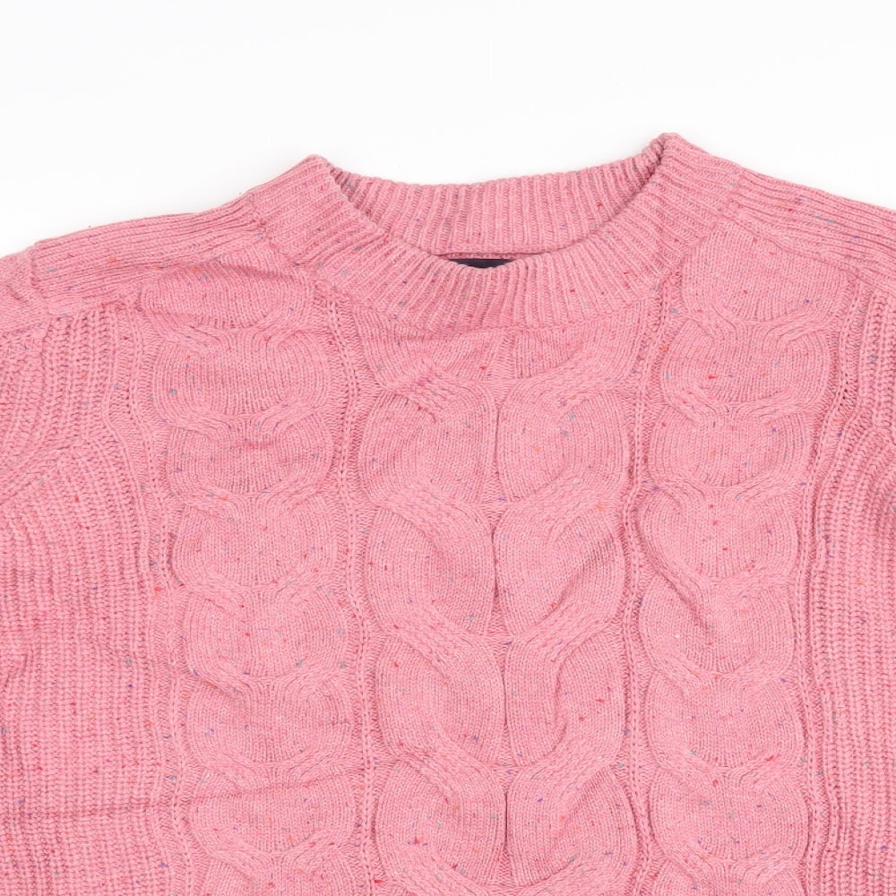 Marks and Spencer Womens Pink   Pullover Jumper Size M