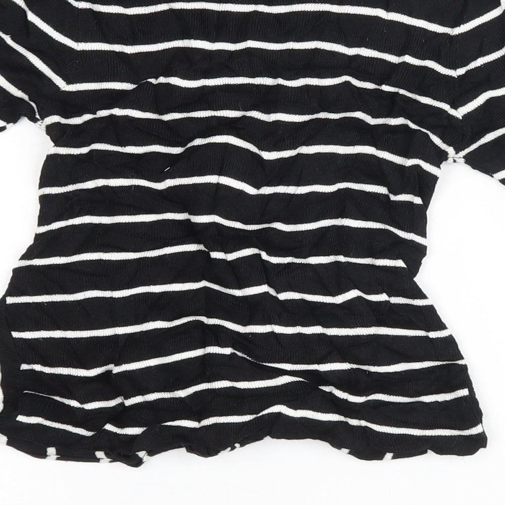 Topshop Womens Multicoloured Striped  Pullover Jumper Size XS