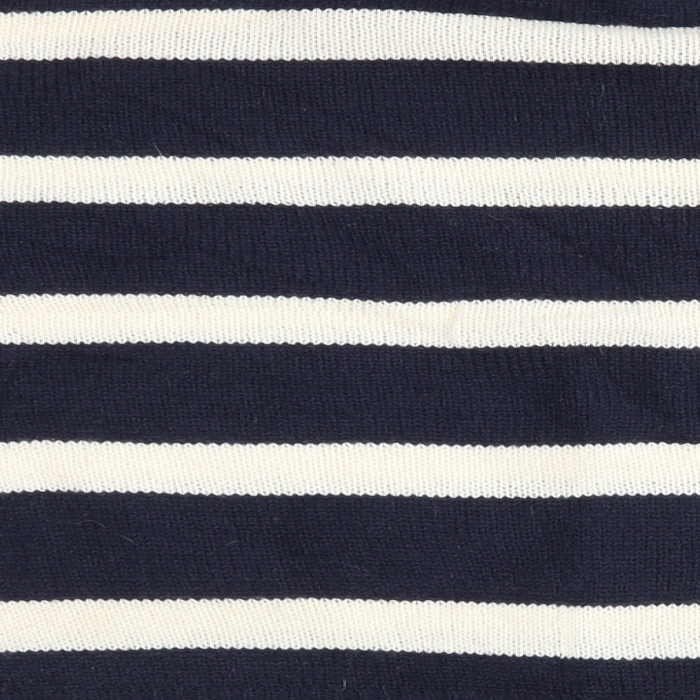 Brave Soul Womens Multicoloured Striped  Henley Jumper Size XS