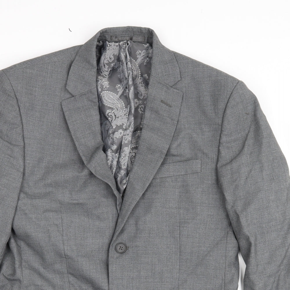 Occasions Mens Grey   Jacket Blazer Size 38