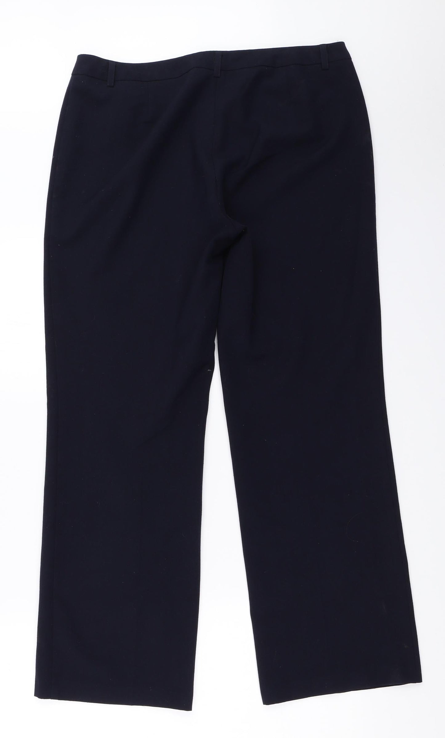 Marks and Spencer Womens Blue   Trousers  Size 12 L28 in