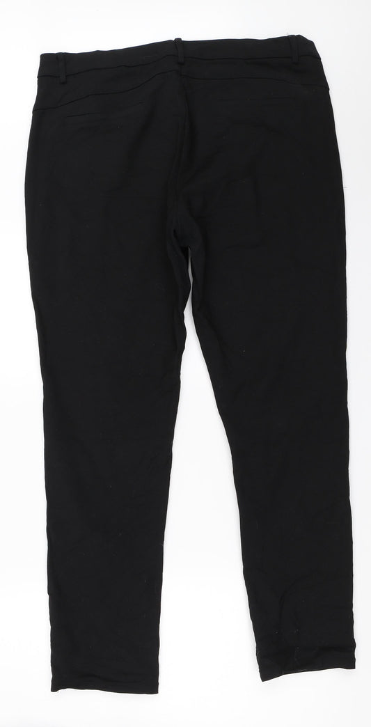 Moon Girl Womens Black   Trousers  Size 35 in L29 in