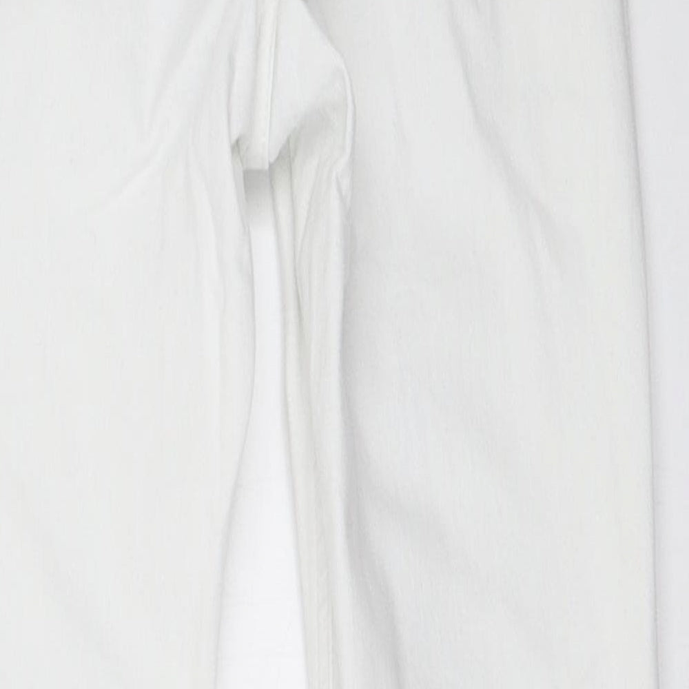 Topshop Womens White   Skinny Jeans Size 25 in L30 in