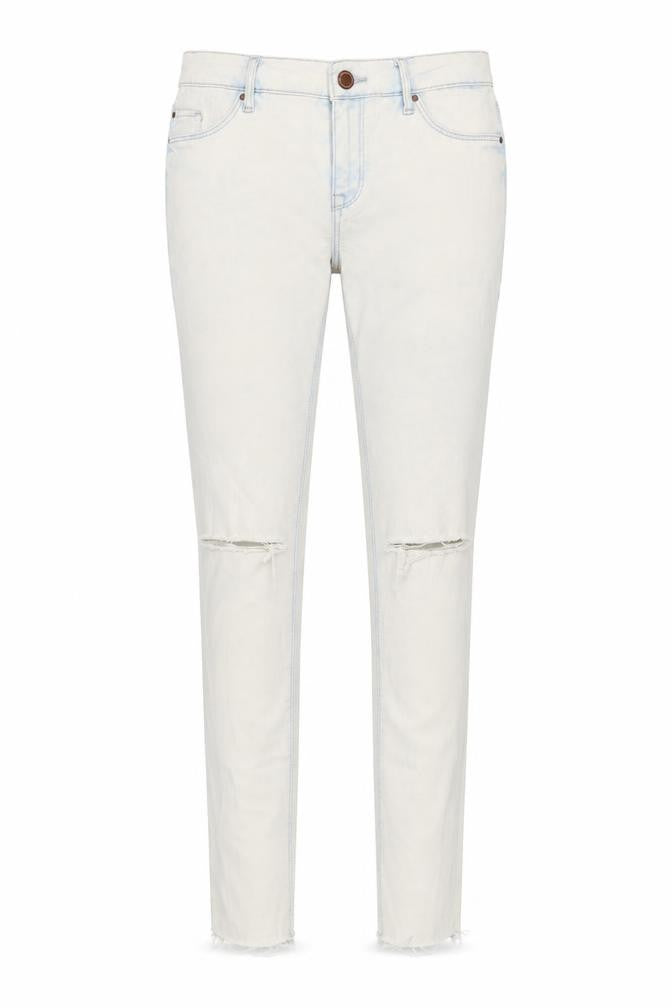 Topshop Womens Ivory   Skinny Jeans Size 26 in L30 in