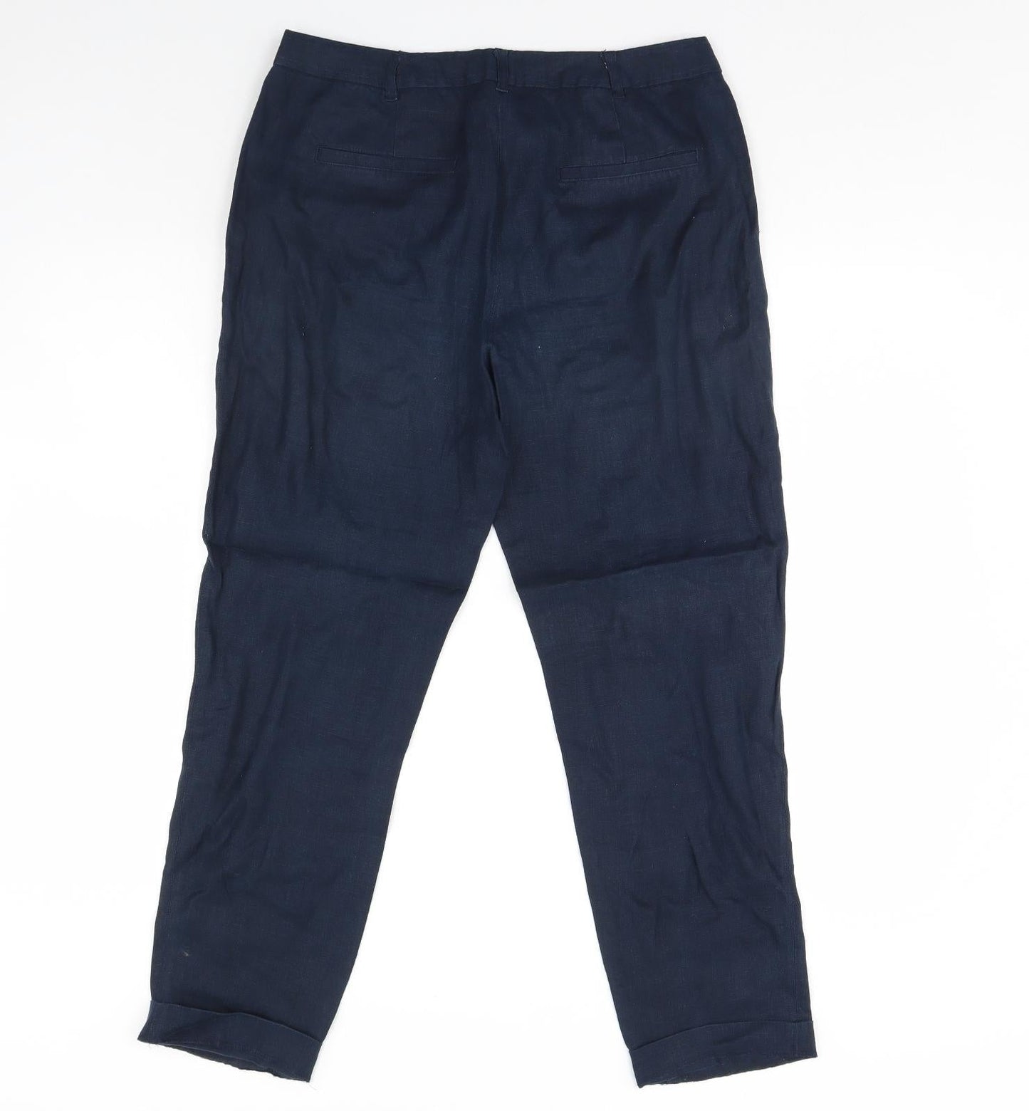 Preworn Womens Blue   Trousers  Size 32 in L28 in