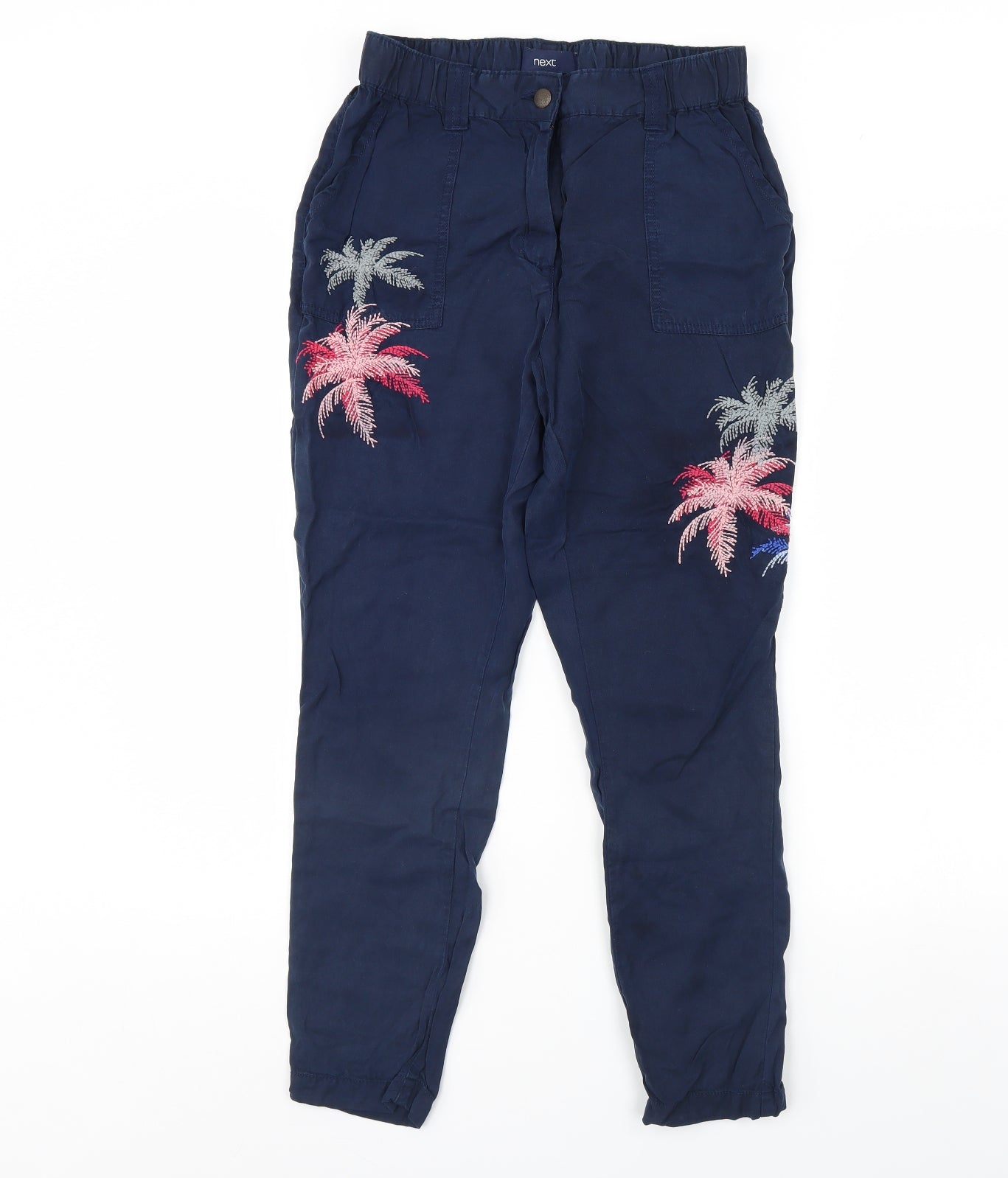 NEXT Womens Black   Trousers  Size 6 L27 in