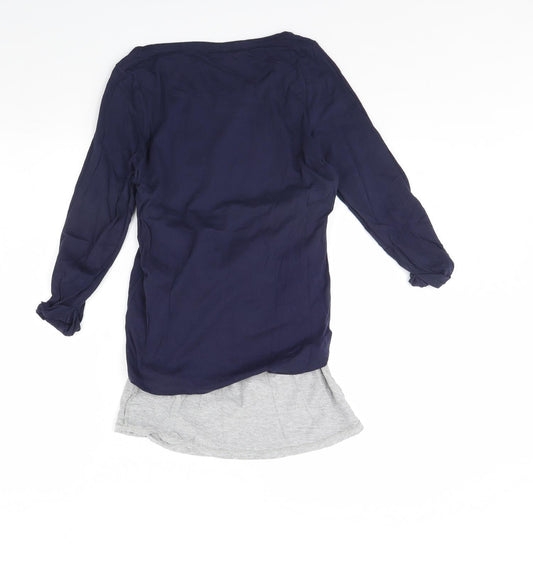 Lee Cooper Womens Blue   Basic Blouse Size 8