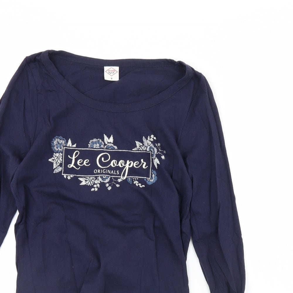 Lee Cooper Womens Blue   Basic Blouse Size 8