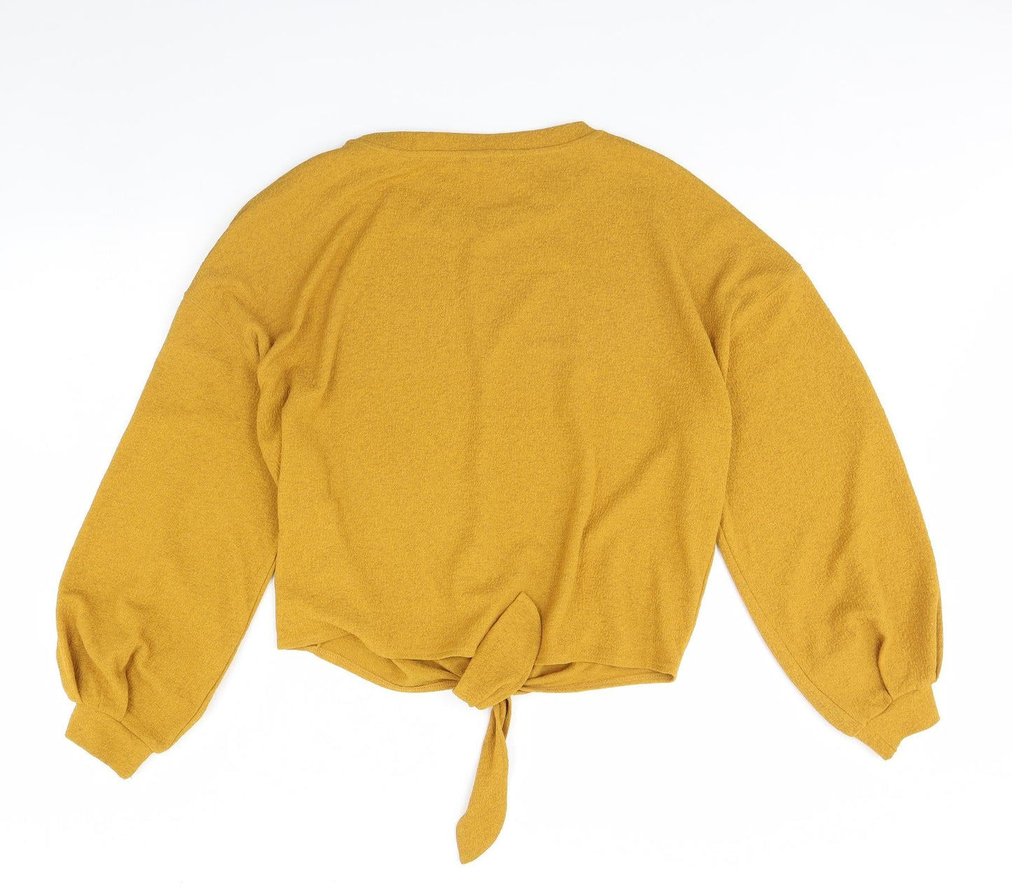 H&M Womens Yellow   Pullover Jumper Size S
