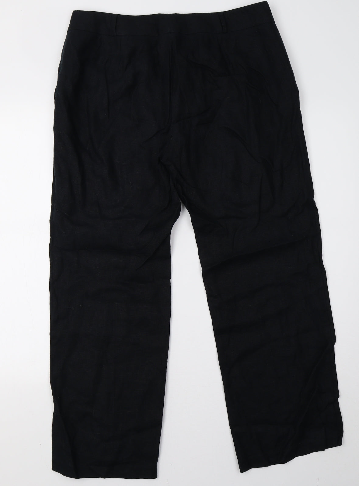 Marks and Spencer Womens Black   Trousers  Size 14 L29 in