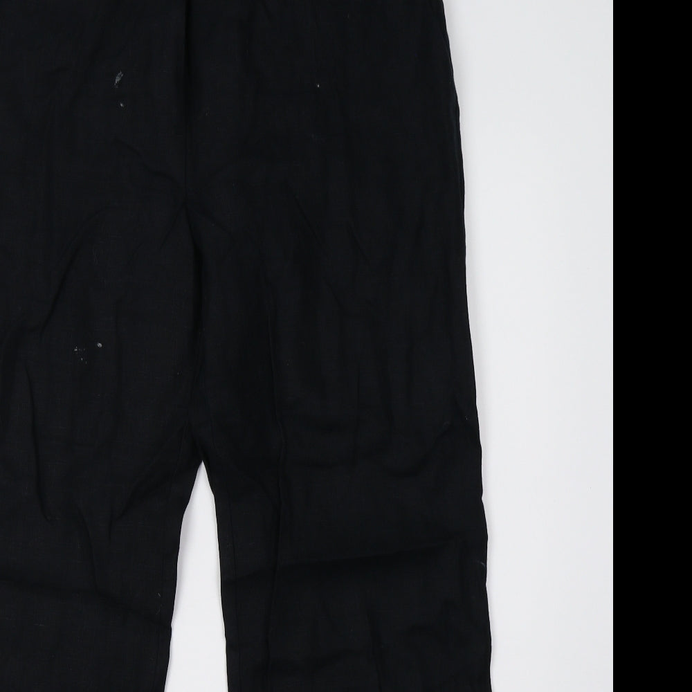 Marks and Spencer Womens Black   Trousers  Size 14 L29 in