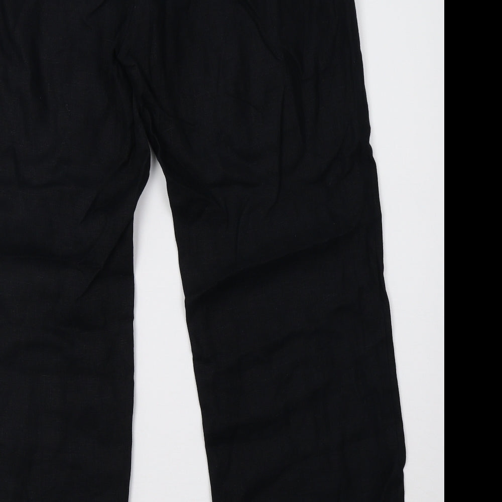Marks and Spencer Womens Black   Trousers  Size 14 L29 in