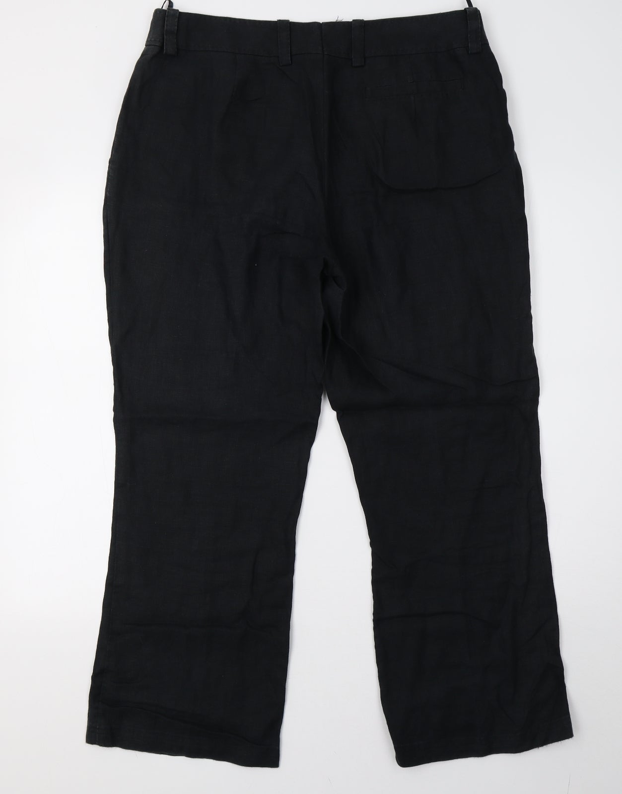 hennes Womens Black   Trousers  Size 18 L28 in