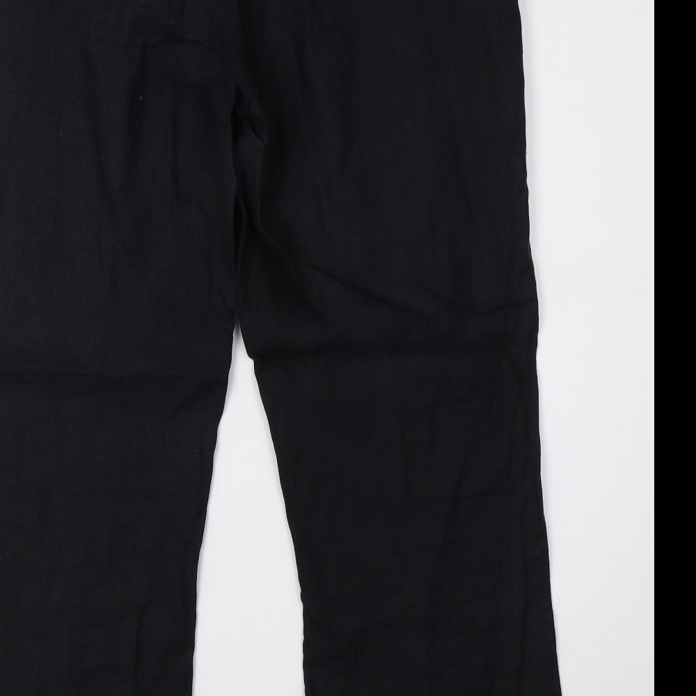 hennes Womens Black   Trousers  Size 18 L28 in