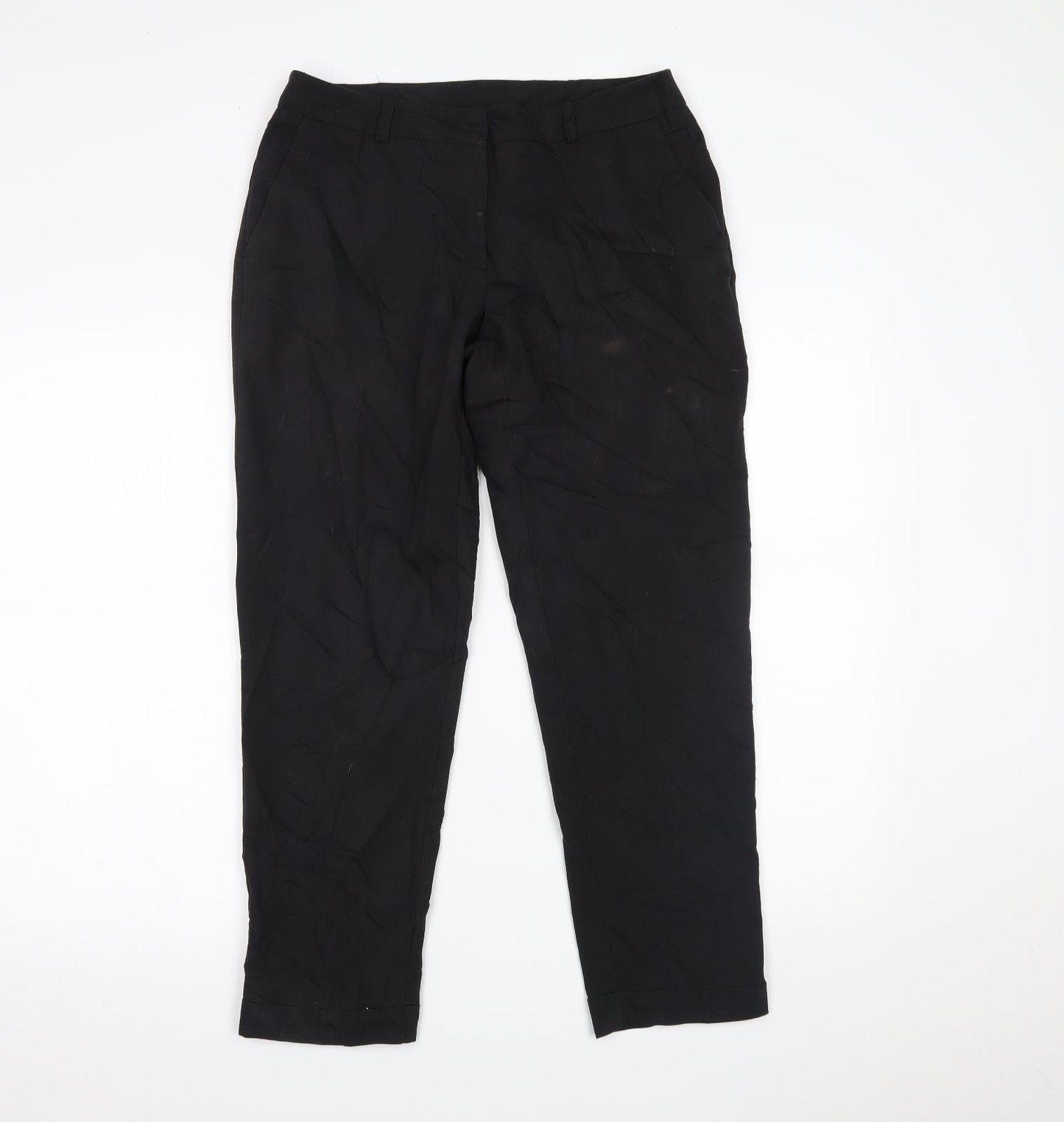 Dorothy Perkins Womens Black   Trousers  Size 10 L25 in