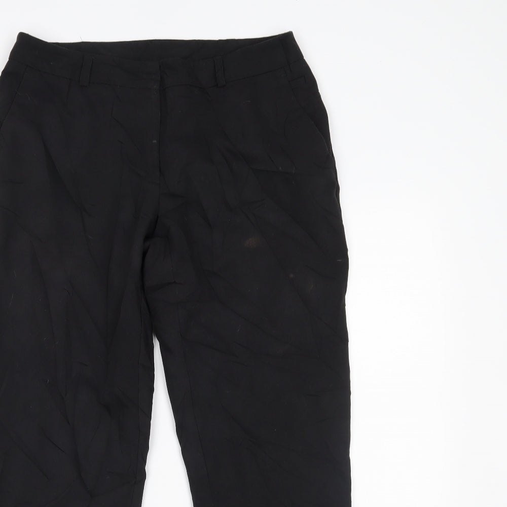 Dorothy Perkins Womens Black   Trousers  Size 10 L25 in