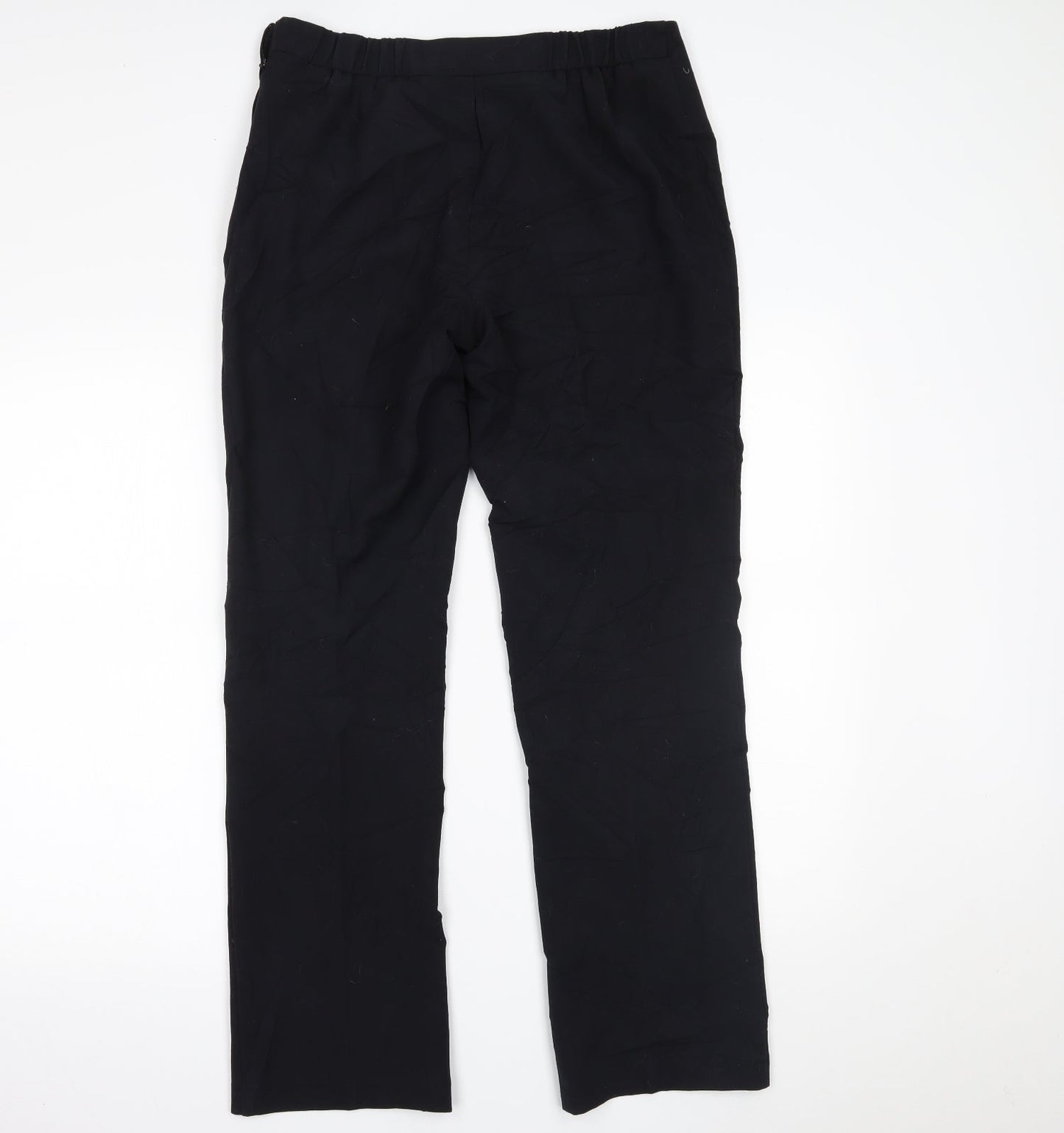 Marks and Spencer Womens Black   Trousers  Size 12 L29 in