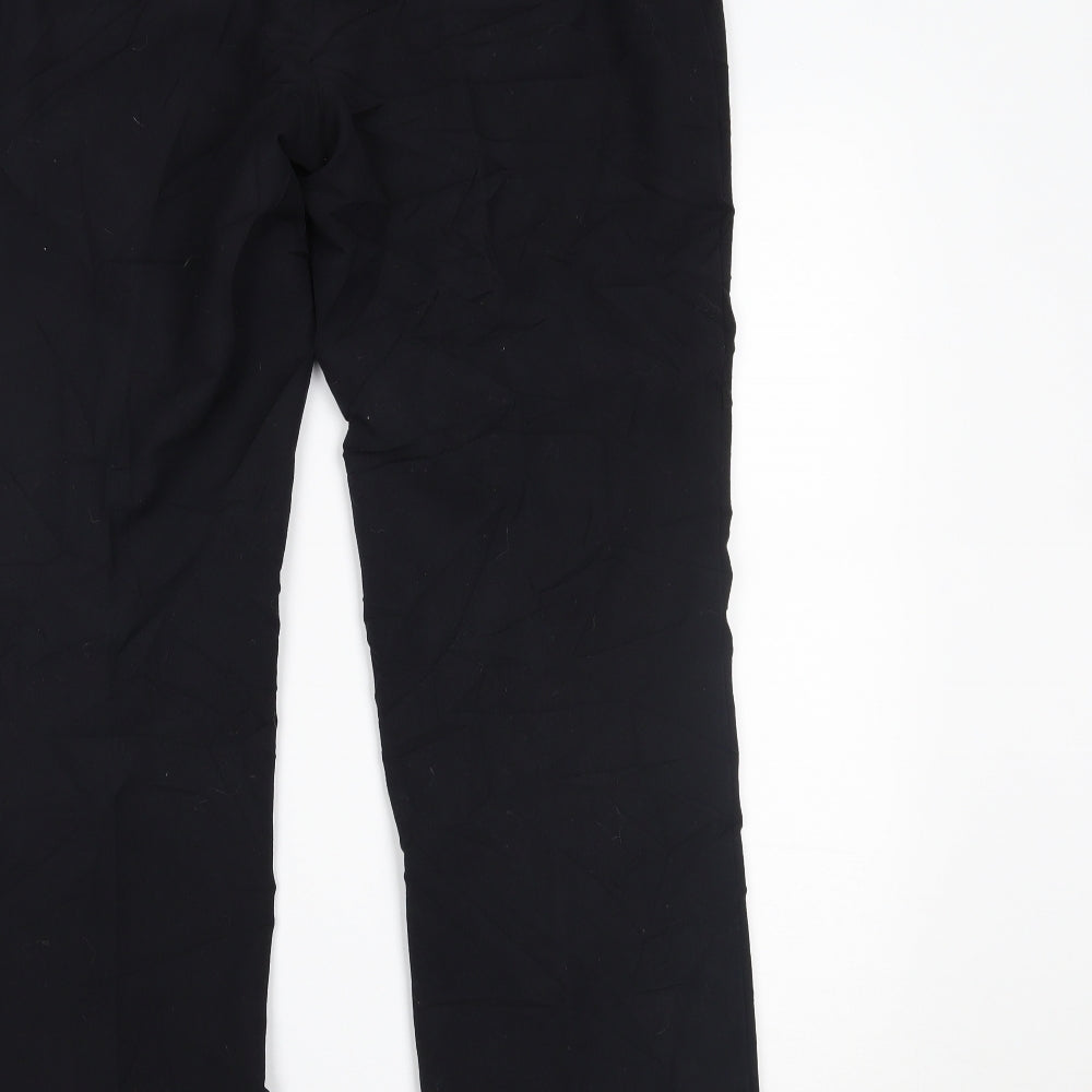 Marks and Spencer Womens Black   Trousers  Size 12 L29 in