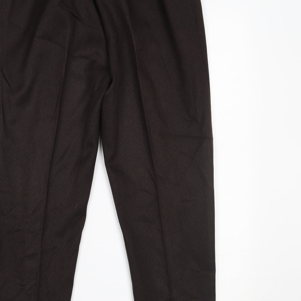 Preworn Womens Brown   Trousers  Size 16 L24 in