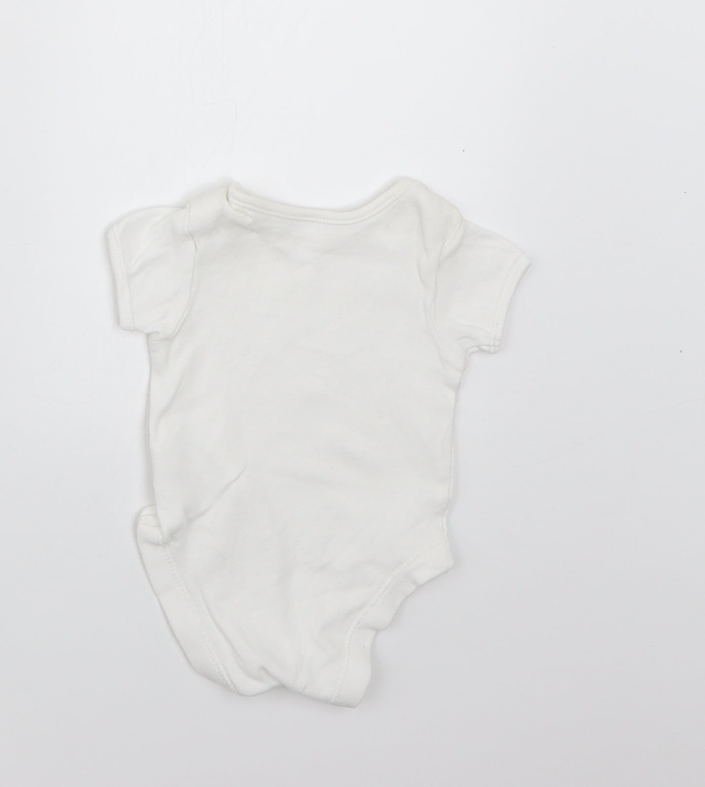 George Baby White   Babygrow One-Piece Size Newborn